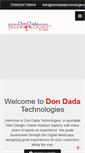 Mobile Screenshot of dondadatechnologies.com