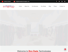 Tablet Screenshot of dondadatechnologies.com